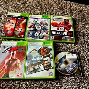 Xbox 360 Game Bundle 6 sports games